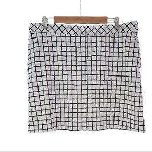 Izod Windowpane Skort Sz 14 NWOT Classic Preppy Golf Tennis Outdoor Fitness